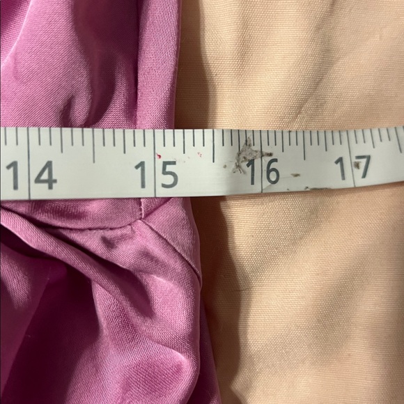 NWT Banana Republic Jessie Satin Maxi Dress Orchid Pink Large Tall Romantic - Picture 6 of 15